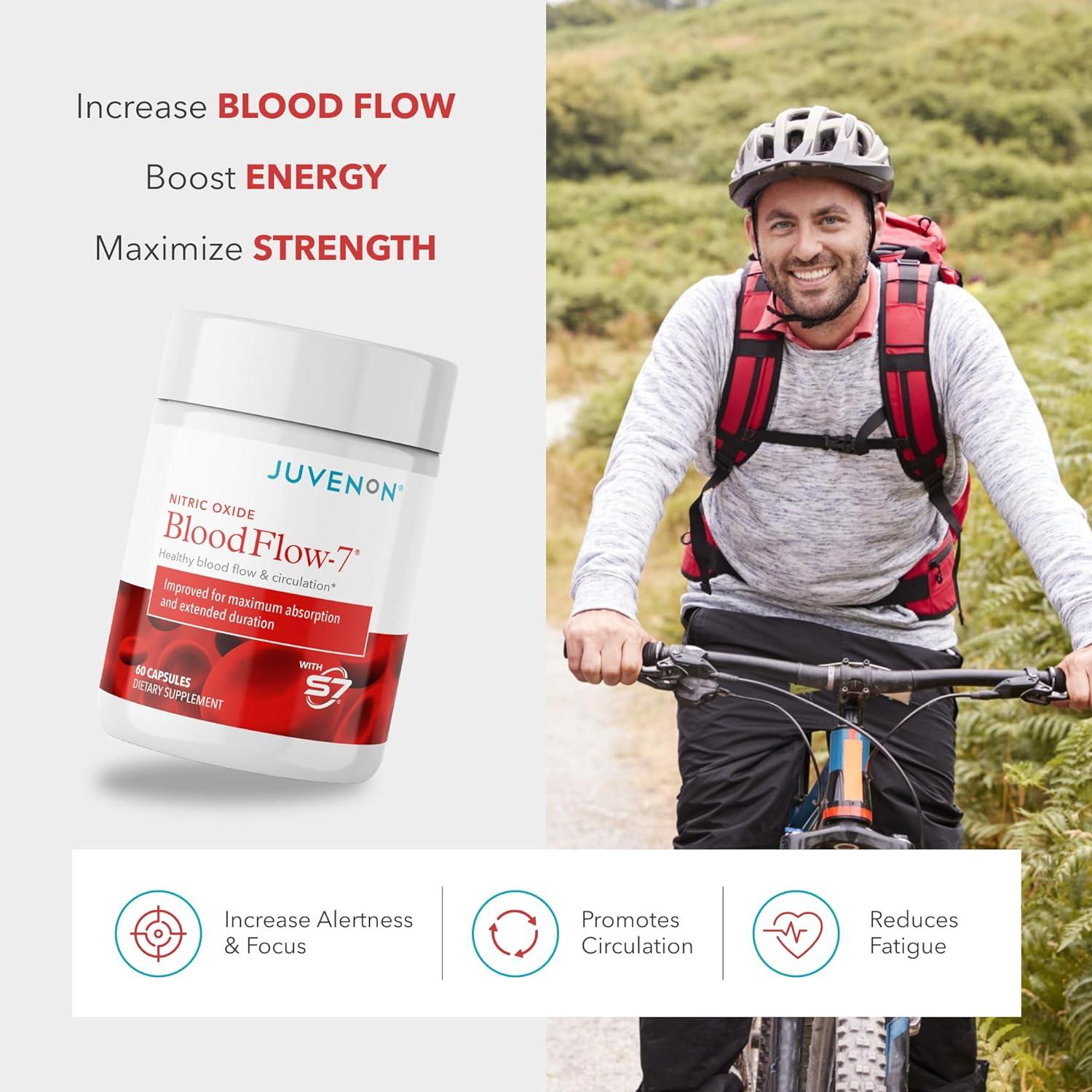 bloodFlow-7 Nitric Oxide Supplement with Nitrosigine - nitrowoods